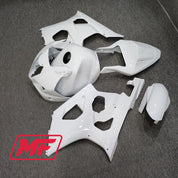 Monster Fairings Full Kit Suzuki GSXR1000 03-04 Gloss White + Windshield + Gas Tank Cover
