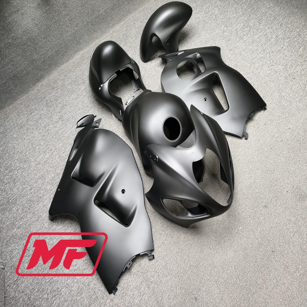 Monster Fairings Full Kit Suzuki GSXR1000 05-06 Matte Black + Windshield + Gas Tank Cover