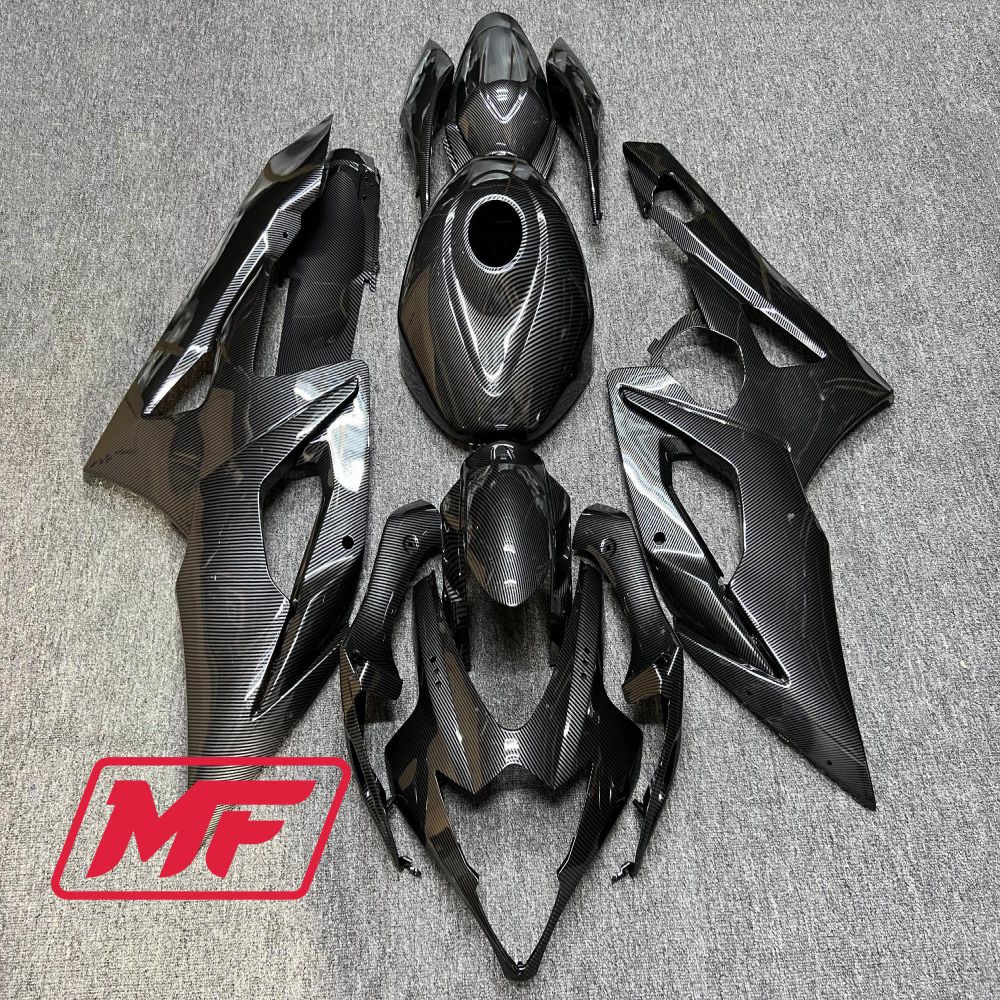 Monster Fairings Full Kit Suzuki GSXR1000 05-06 Carbon Fiber Style + Windshield + Gas Tank Cover