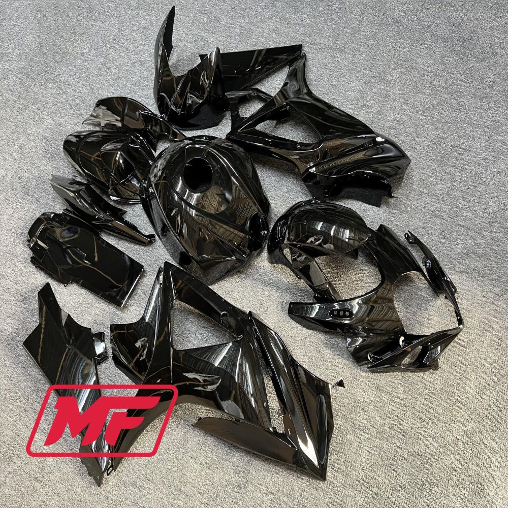 Monster Fairings Full Kit Suzuki GSXR1000 07-08 Gloss Black + Windshield + Gas Tank Cover