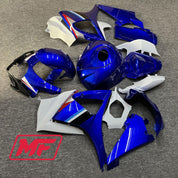 Monster Fairings Full Kit Suzuki GSXR1000 07-08 Blue White and Red + Windshield + Gas Tank Cover
