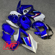 Monster Fairings Full Kit Suzuki GSXR1000 07-08 Blue White and Red + Windshield + Gas Tank Cover