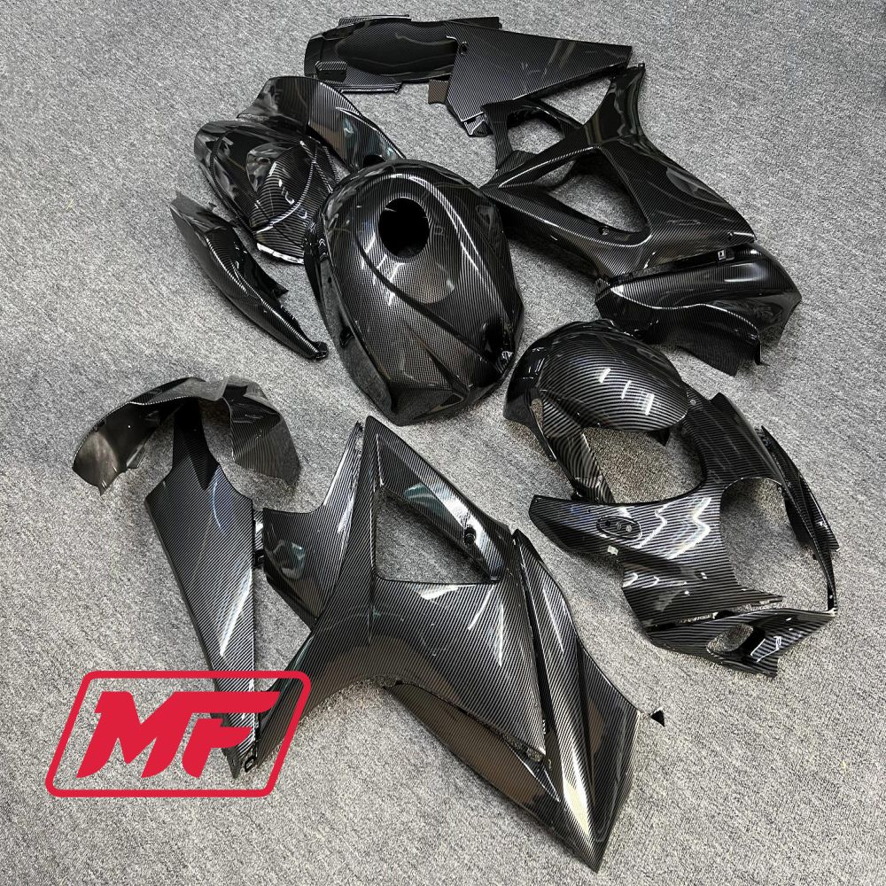 Monster Fairings Full Kit Suzuki GSXR1000 07-08 Carbon Fiber Style + Windshield + Gas Tank Cover