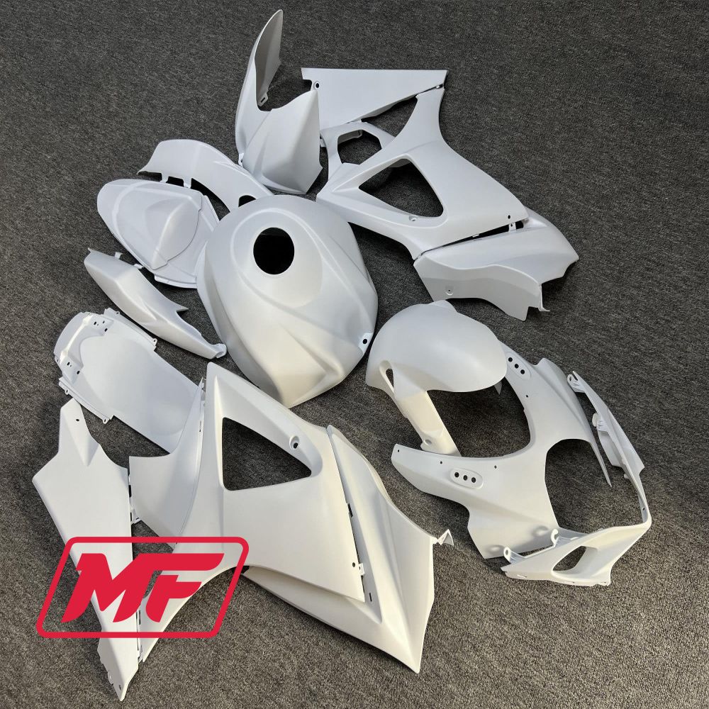 Monster Fairings Full Kit Suzuki GSXR1000 07-08 Matte White + Windshield + Gas Tank Cover