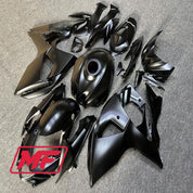 Monster Fairings Full Kit Suzuki GSXR1000 09-16 Matte Black + Windshield + Gas Tank Cover