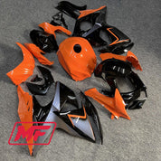 Monster Fairings Full Kit Suzuki GSXR1000 09-16 Gloss Orange and Black + Windshield + Gas Tank Cover