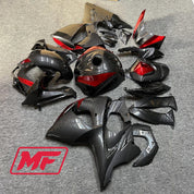 Monster Fairings Full Kit Suzuki GSXR1000 09-16 Red Carbon Fiber Style + Windshield + Gas Tank Cover
