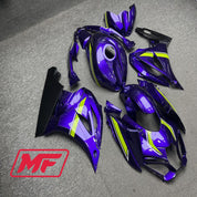Monster Fairings Full Kit Suzuki GSXR1000 17-24 Matte Light Purple + Windshield + Gas Tank Cover