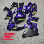 Monster Fairings Full Kit Suzuki GSXR1000 17-24 Matte Light Purple + Windshield + Gas Tank Cover