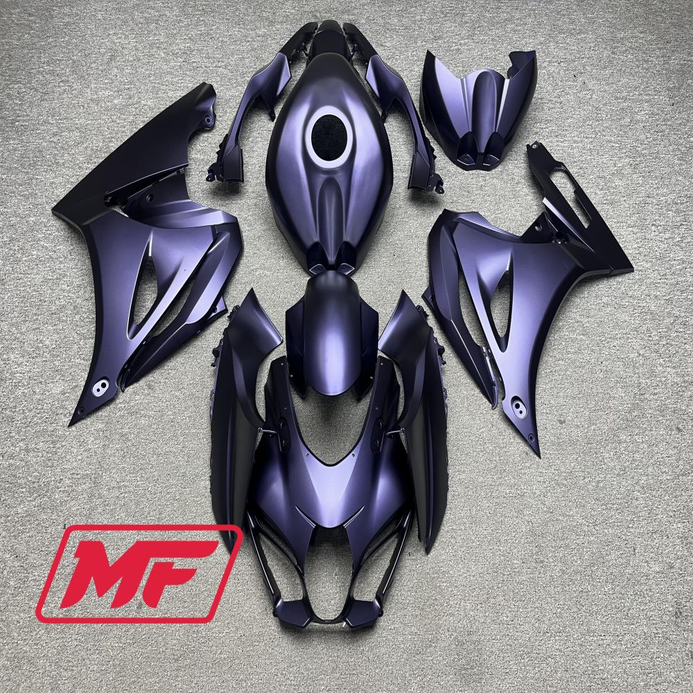 Monster Fairings Full Kit Suzuki GSXR1000 17-24 Matte Purple + Windshield + Gas Tank Cover