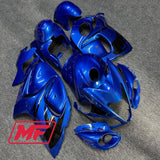 Monster Fairings Full Kit Suzuki GSXR1300 08-20 Electric Blue + Windshield + Gas Tank Cover