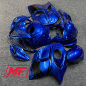 Monster Fairings Full Kit Suzuki GSXR1300 08-20 Electric Blue + Windshield + Gas Tank Cover