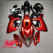 Monster Fairings Full Kit Suzuki GSXR1300 08-20 Gloss Red / Black + Windshield + Gas Tank Cover