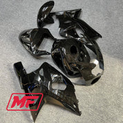 Monster Fairings Full Kit Suzuki GSXR600-750 01-03 Gloss Black + Windshield + Gas Tank Cover