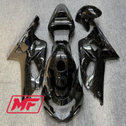Monster Fairings Full Kit Suzuki GSXR600-750 01-03 Gloss Black + Windshield + Gas Tank Cover