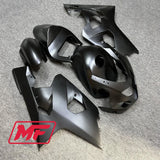 Monster Fairings Full Kit Suzuki GSXR600-750 04-05 Matte Black + Windshield + Gas Tank Cover