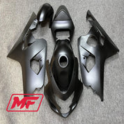 Monster Fairings Full Kit Suzuki GSXR600-750 04-05 Matte Black + Windshield + Gas Tank Cover