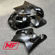 Monster Fairings Full Kit Suzuki GSXR600-750 04-05 Matte Black + Windshield + Gas Tank Cover
