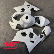 Monster Fairings Full Kit Suzuki GSXR600-750 04-05 Gloss White + Windshield + Gas Tank Cover
