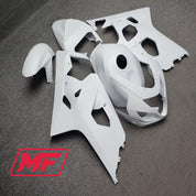 Monster Fairings Full Kit Suzuki GSXR600-750 04-05 Matte White + Windshield + Gas Tank Cover