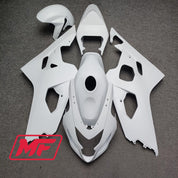 Monster Fairings Full Kit Suzuki GSXR600-750 04-05 Matte White + Windshield + Gas Tank Cover