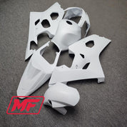 Monster Fairings Full Kit Suzuki GSXR600-750 04-05 Matte White + Windshield + Gas Tank Cover