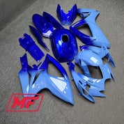 Monster Fairings Full Kit Suzuki GSXR600-750 06-07 Gloss Blue Gradient + Windshield + Gas Tank Cover