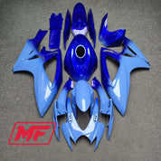 Monster Fairings Full Kit Suzuki GSXR600-750 06-07 Gloss Blue Gradient + Windshield + Gas Tank Cover