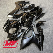 Monster Fairings Full Kit Suzuki GSXR600-750 06-07 Gloss and Matte Black + Windshield + Gas Tank Cover