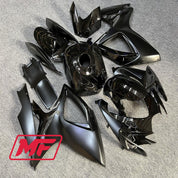 Monster Fairings Full Kit Suzuki GSXR600-750 06-07 Gloss and Matte Black + Windshield + Gas Tank Cover