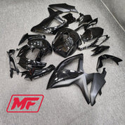 Monster Fairings Full Kit Suzuki GSXR600-750 08-10 Gloss and Matte Black + Windshield + Gas Tank Cover