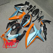 Monster Fairings Full Kit Suzuki GSXR600-750 08-10 Gulf + Windshield + Gas Tank Cover