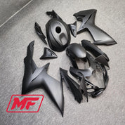 Monster Fairings Full Kit Suzuki GSXR600-750 11-22 Matte Black + Windshield + Gas Tank Cover