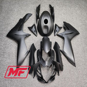 Monster Fairings Full Kit Suzuki GSXR600-750 11-22 Matte Black + Windshield + Gas Tank Cover