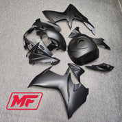 Monster Fairings Full Kit Suzuki GSXR600-750 11-22 Matte Black + Windshield + Gas Tank Cover