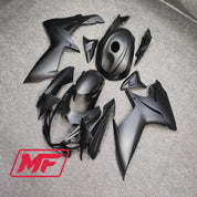 Monster Fairings Full Kit Suzuki GSXR600-750 11-22 Matte Black + Windshield + Gas Tank Cover