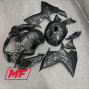 Monster Fairings Full Kit Suzuki GSXR600-750 11-22 Forged Carbon Fiber Style + Windshield + Gas Tank Cover