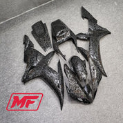 Monster Fairings Full Kit Yamaha R1 02-03 Forged Carbon Fiber Style + Windshield + Gas Tank Cover