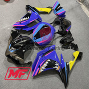 Monster Fairings Full Kit Yamaha R1 07-08 Blue Shark + Windshield + Gas Tank Cover