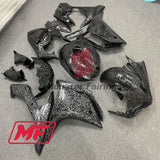 Monster Fairings Full Kit Yamaha R1 07-08 Forged Carbon Fiber Style + Windshield + Gas Tank Cover