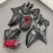 Monster Fairings Full Kit Yamaha R1 07-08 Forged Carbon Fiber Style + Windshield + Gas Tank Cover