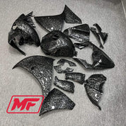 Monster Fairings Full Kit Yamaha R1 09-11 Forged Carbon Fiber Style + Windshield + Gas Tank Cover