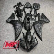 Monster Fairings Full Kit Yamaha R1 09-11 Forged Carbon Fiber Style + Windshield + Gas Tank Cover
