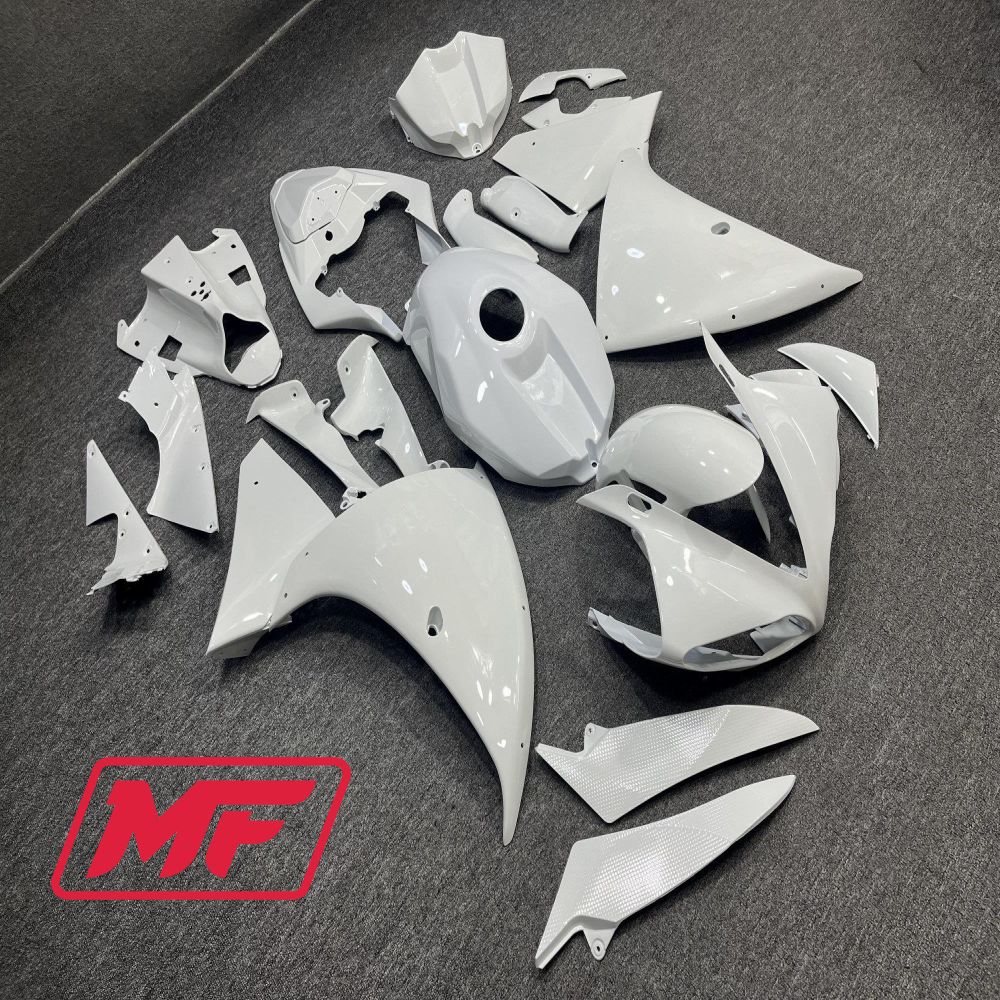 Monster Fairings Full Kit Yamaha R1 09-11 Gloss White + Windshield + Gas Tank Cover