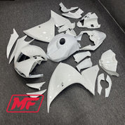 Monster Fairings Full Kit Yamaha R1 09-11 Gloss White + Windshield + Gas Tank Cover