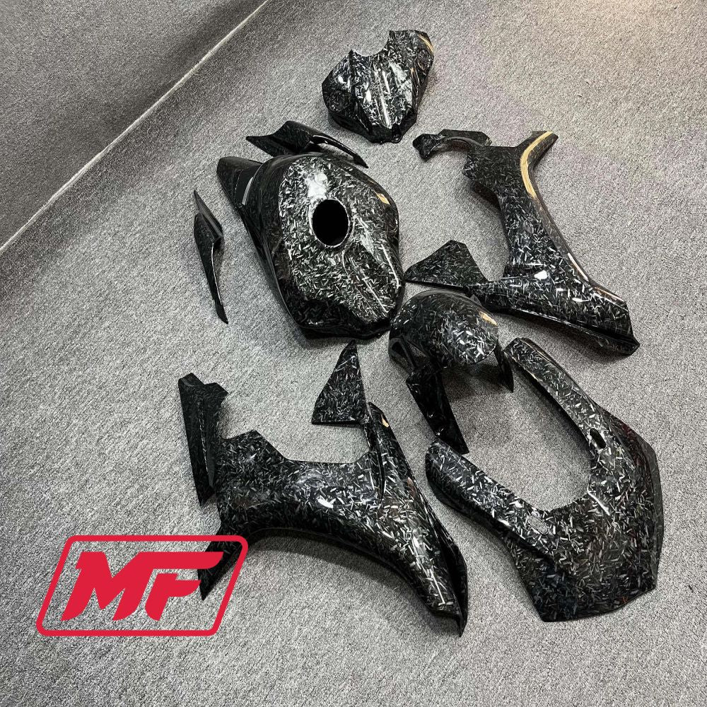 Monster Fairings Full Kit Yamaha R1 15-19 Forged Carbon Fiber Style + Windshield + Gas Tank Cover