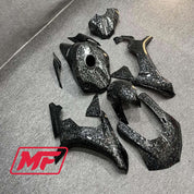 Monster Fairings Full Kit Yamaha R1 15-19 Forged Carbon Fiber Style + Windshield + Gas Tank Cover