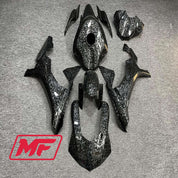 Monster Fairings Full Kit Yamaha R1 15-19 Forged Carbon Fiber Style + Windshield + Gas Tank Cover