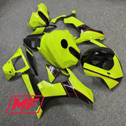 Monster Fairings Full Kit Yamaha R1 15-19 High Viz Yellow w/ Black + Windshield + Gas Tank Cover