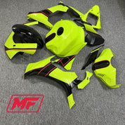 Monster Fairings Full Kit Yamaha R1 15-19 High Viz Yellow w/ Black + Windshield + Gas Tank Cover
